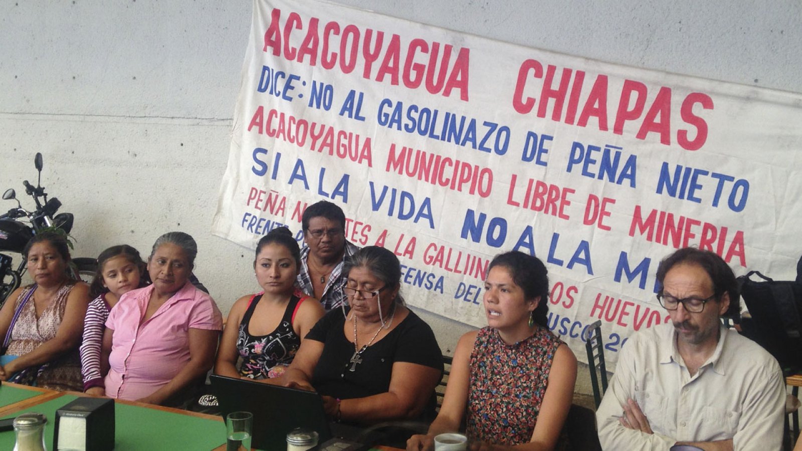 El gobierno de Chiapas es omiso y simula atención al conflicto y apoya a las mineras: FPDS