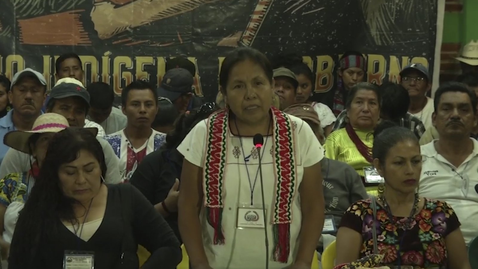 Nace Consejo Indígena de Gobierno, primeras palabras de la vocera María de Jesús Patricio Martínez