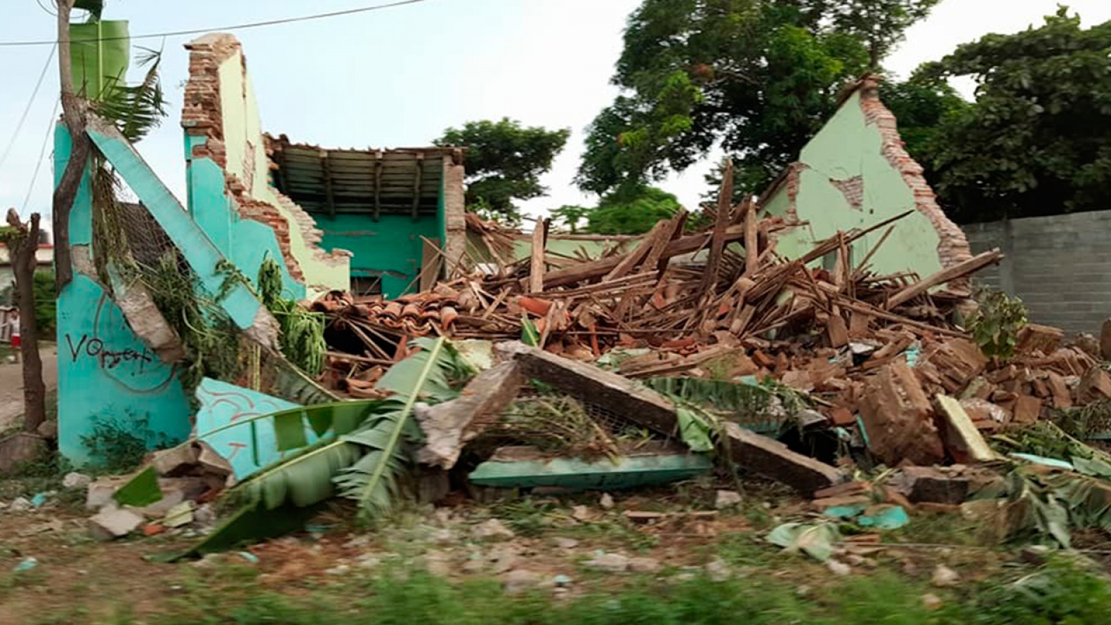 Istmo de Tehuantepec Oaxaca, fragmentos a doce días del sismo