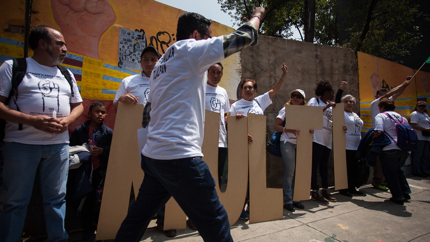No queremos homenajes, queremos justicia: Damnificados Unidos de la CDMX a un año del sismo