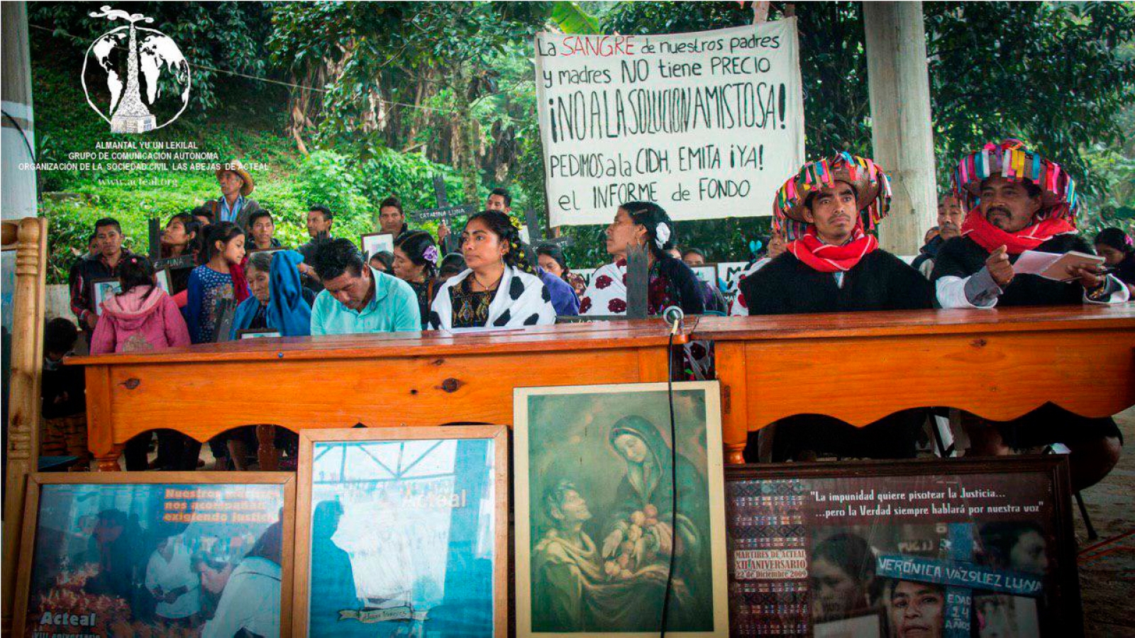 No aceptamos solución amistosa, la sangre de nuestros mártires no se negocia: Abejas de Acteal