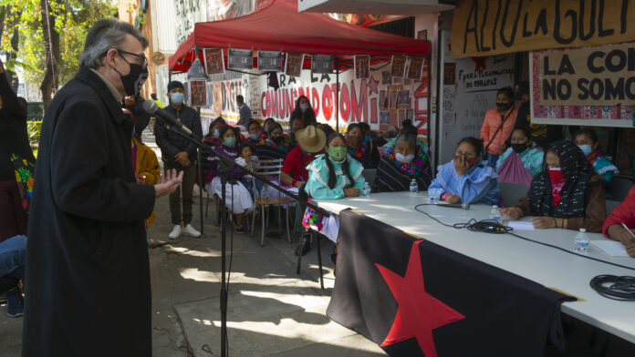 Gobierno de la CDMX ofrece expropiación de predios a favor de Comunidad Otomí