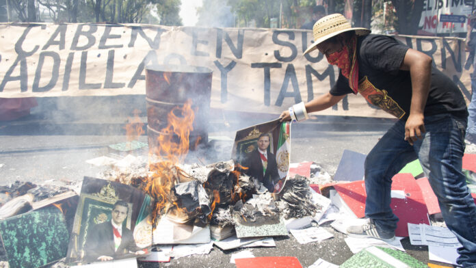 Otomíes instalan plantón en avenida México-Coyoacán: “gobierno prefiere atender elecciones”